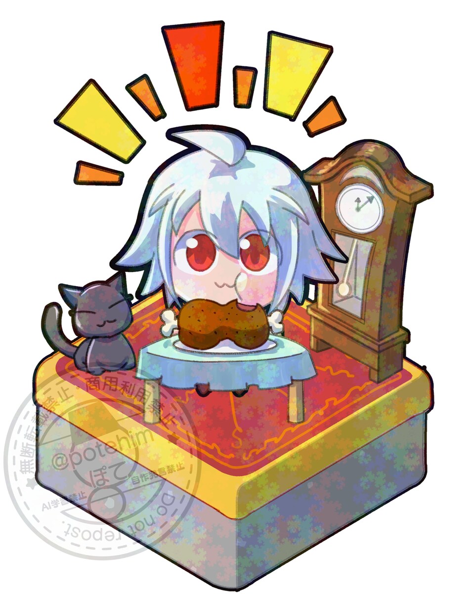 ヴィネット風イラスト
