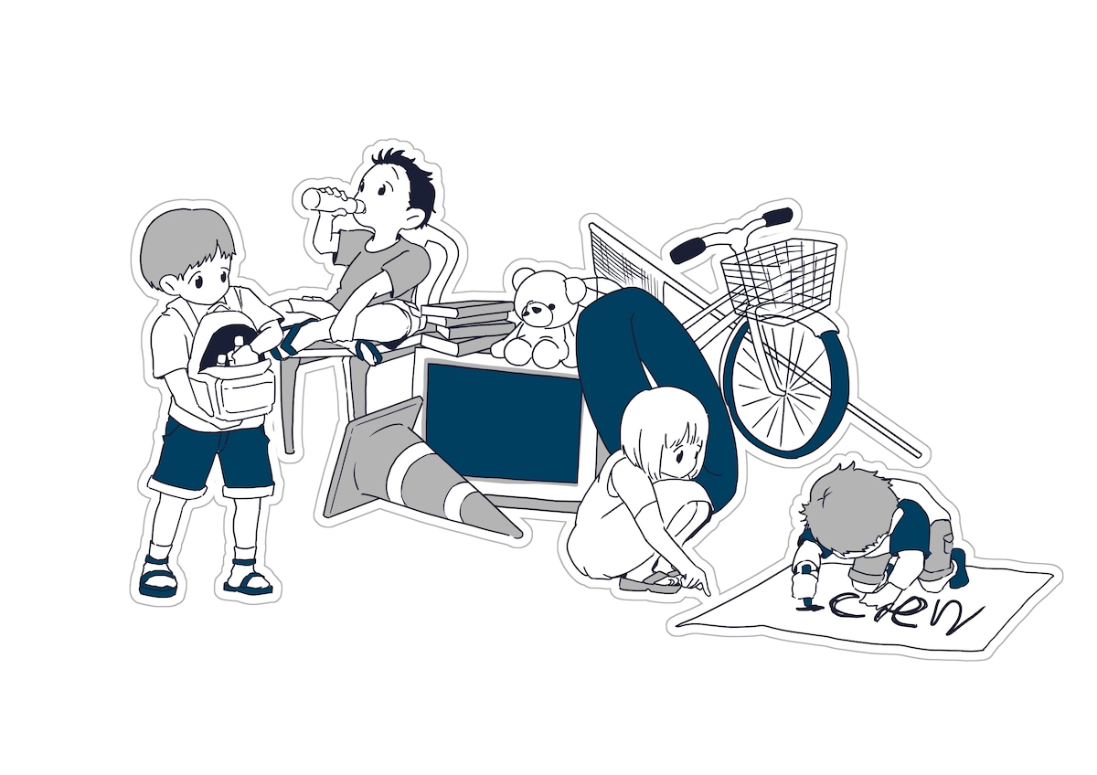 ステッカー用イラスト
