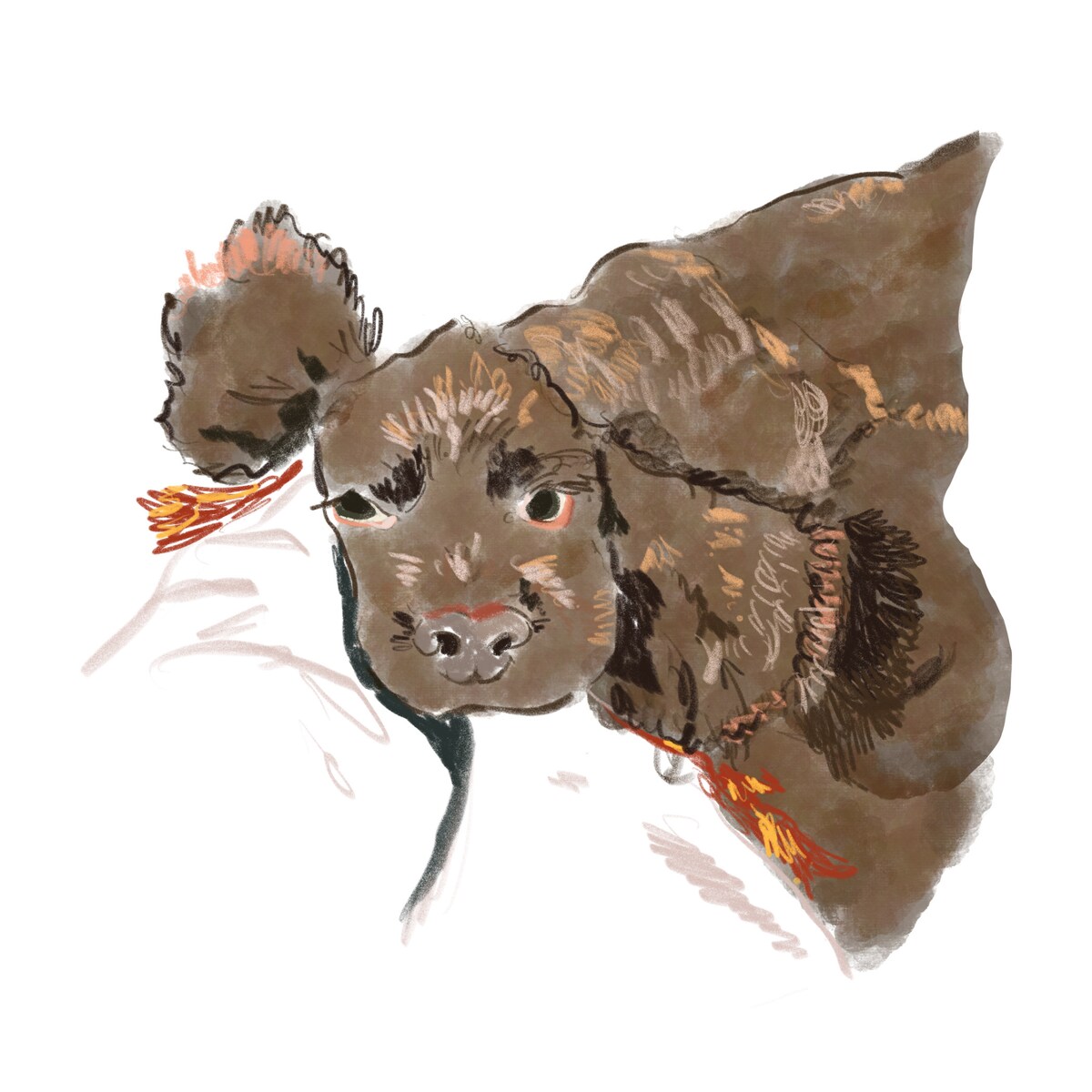愛犬イラスト作成
