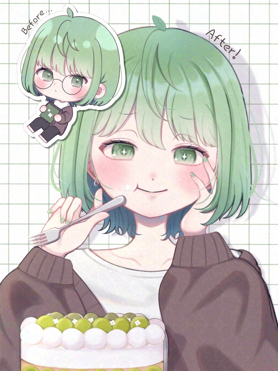 一枚絵【小物付き腰上】