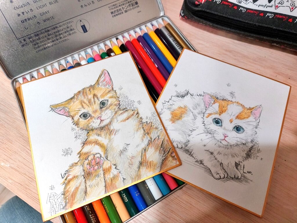 色鉛筆画