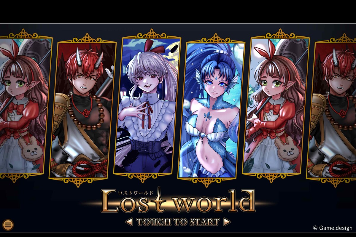 ソシャゲ風のキャラクター