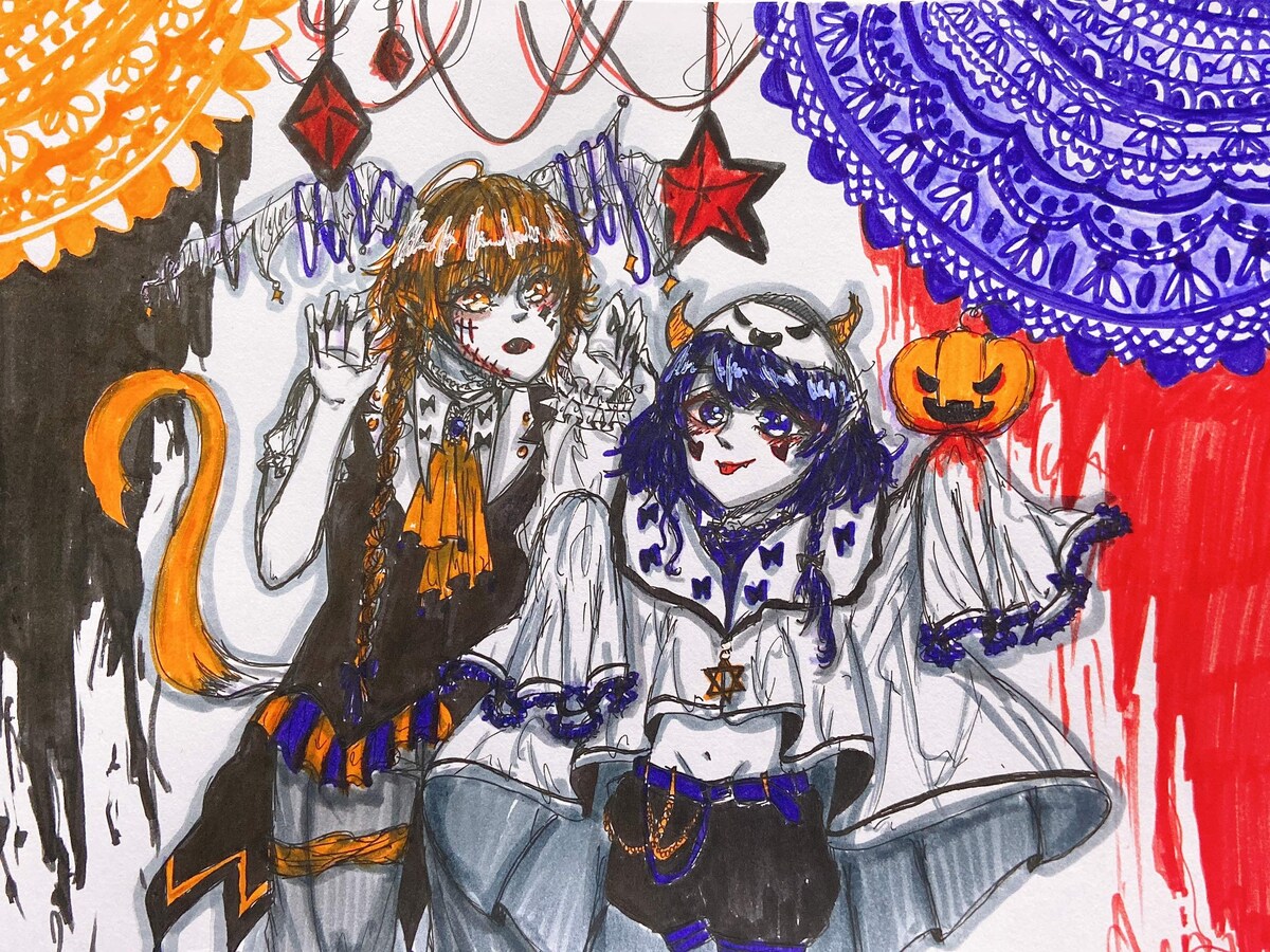 2021年ハロウィンイラスト