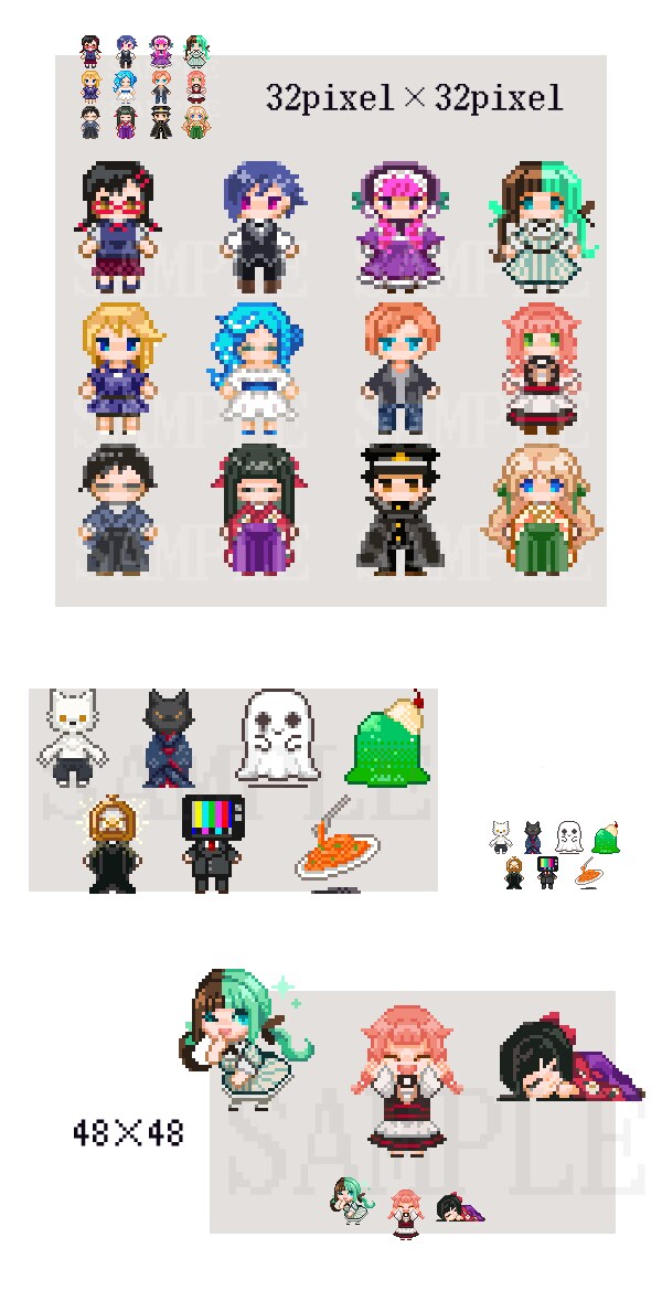ドット絵サンプル