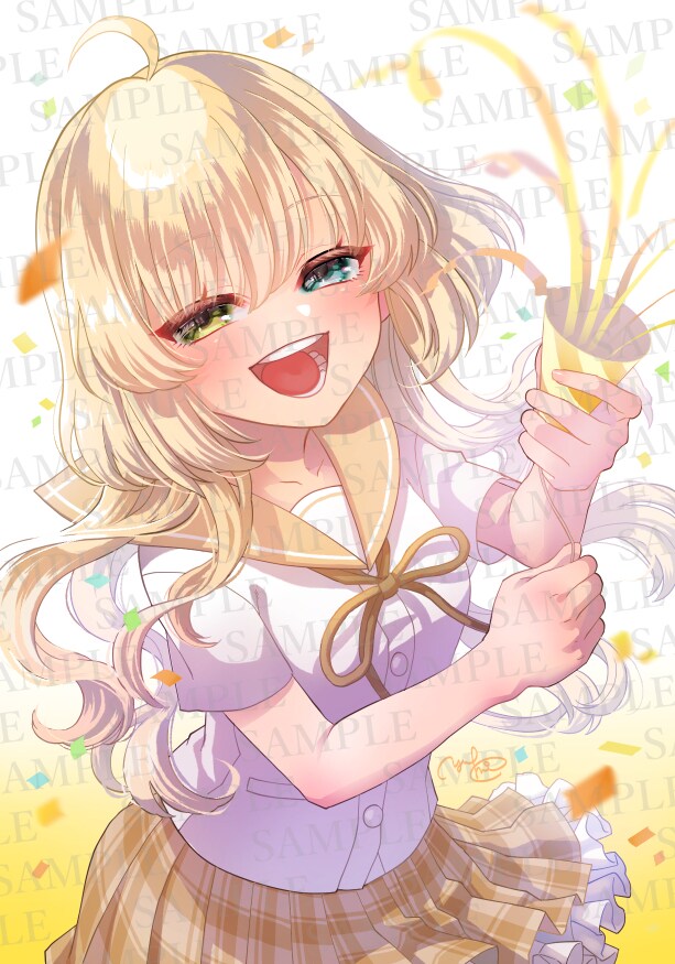 Vtuber様／お誕生日記念イラストの作成