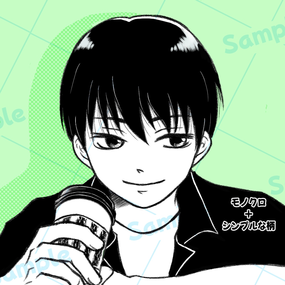 漫画風アイコン サンプル②