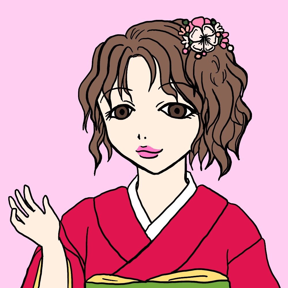 成人式の記念画