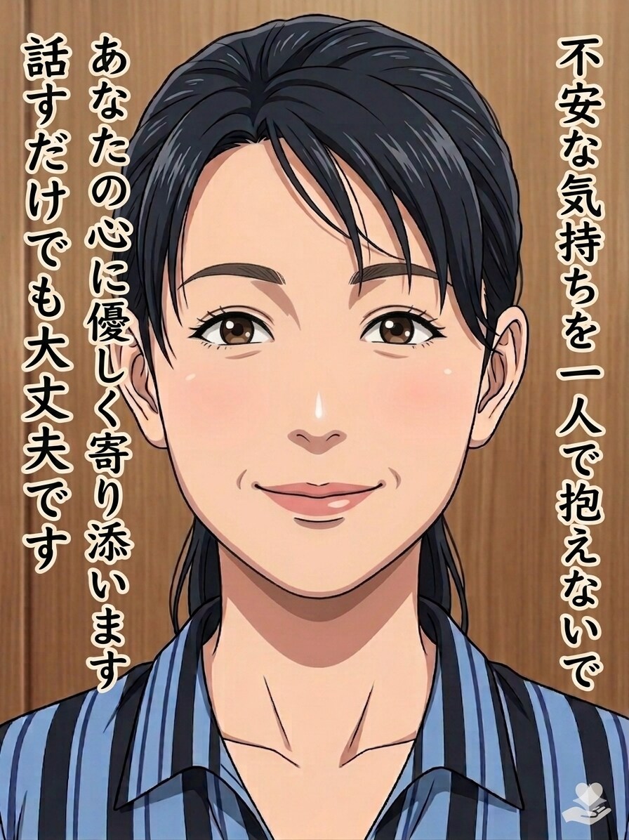 「不安な気持ち一人で抱えないで…優しく寄り添いお聴きします」