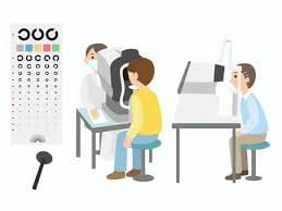 眼科には様々な検査機器があります。