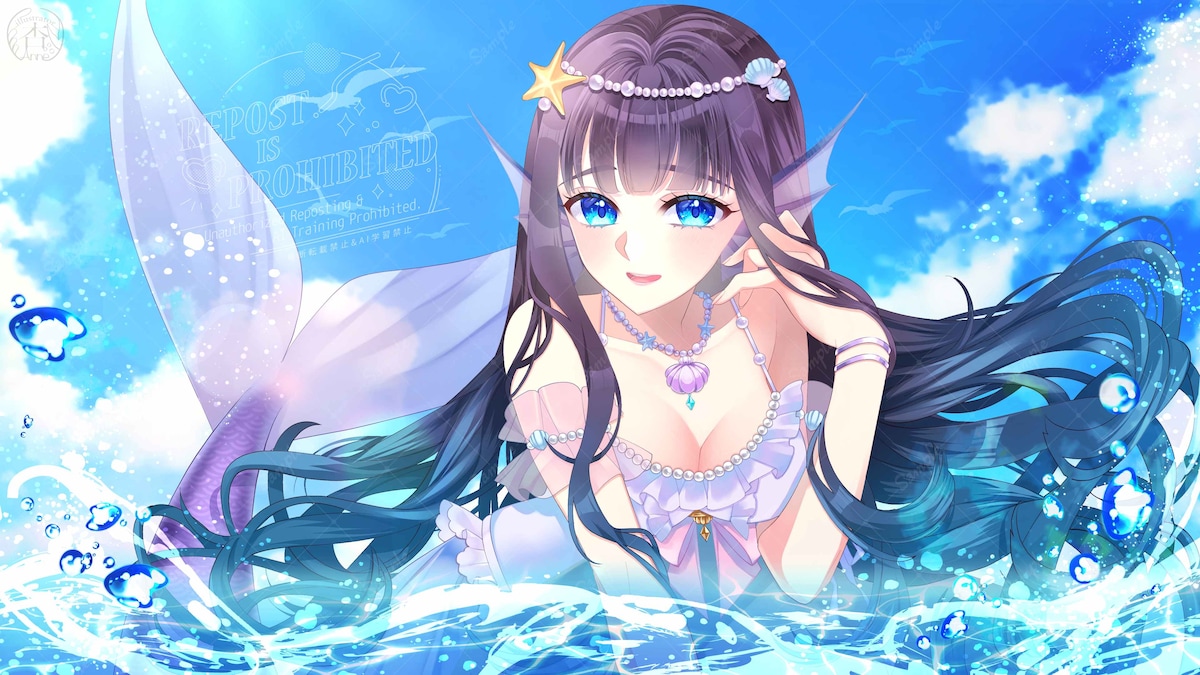 VTuber 水宝やお様一枚絵(ご依頼)