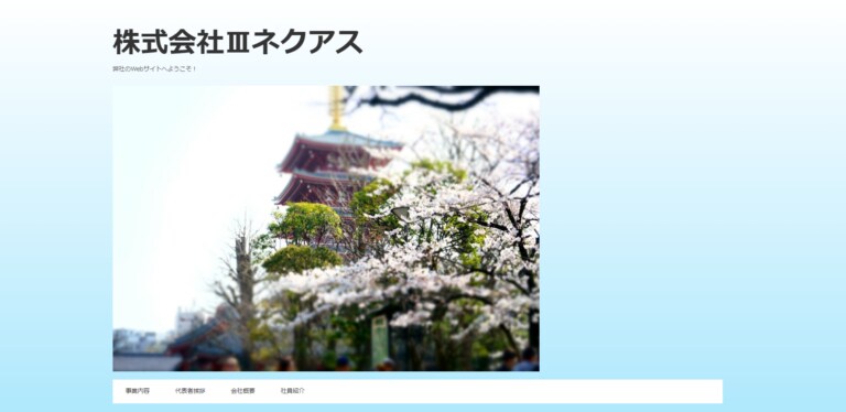 株式会社Ⅲネクアス_LP作成（コンペ参加）