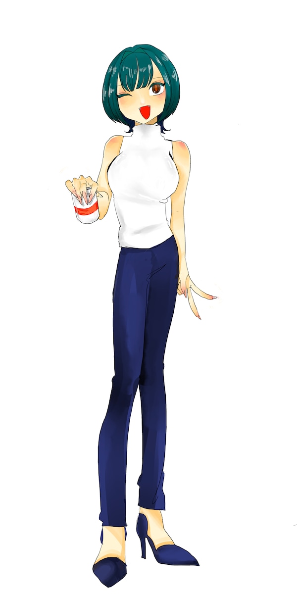 お姉さんのイラスト