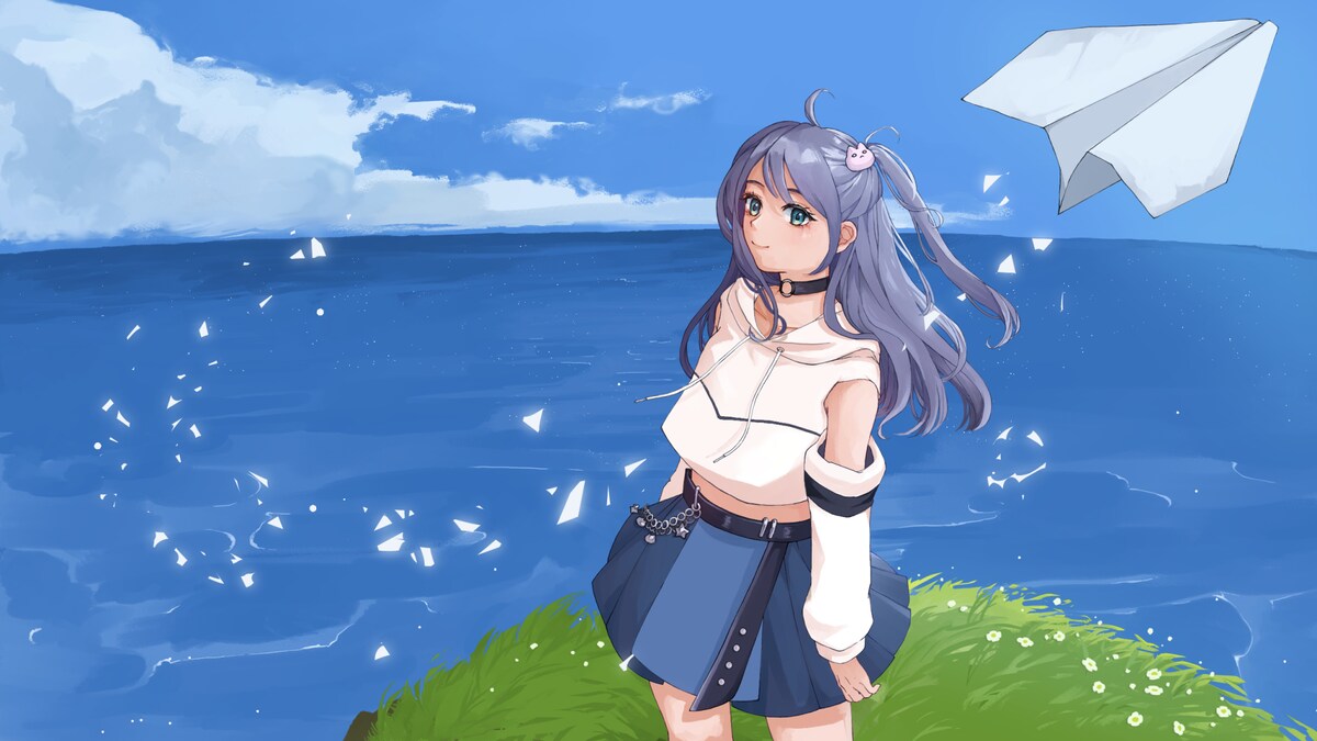 歌ってみたサムネイルイラスト