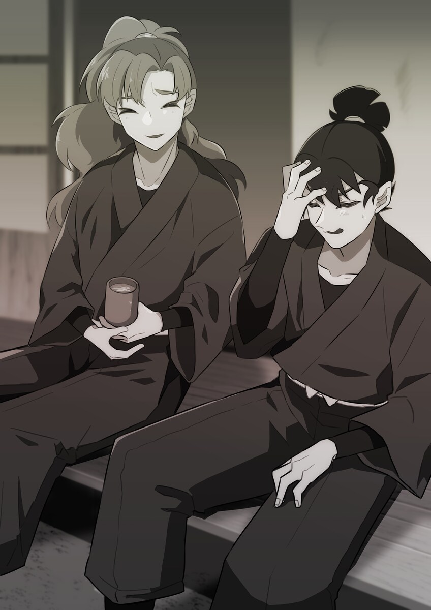 版権　グレスケ