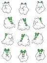 PictSquare用非公式アバター『推し色おばけちゃん』