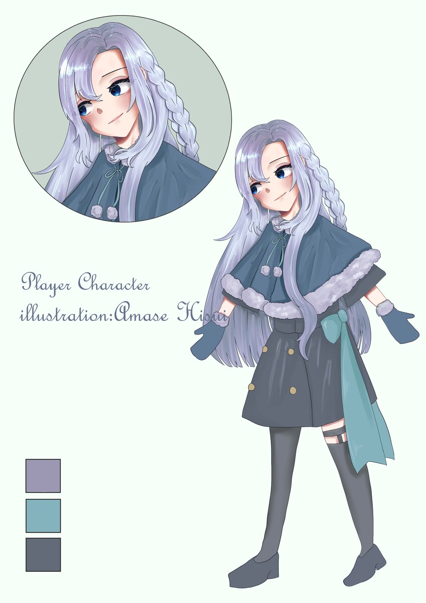 【TRPG】オリジナルキャラクターのイラスト制作