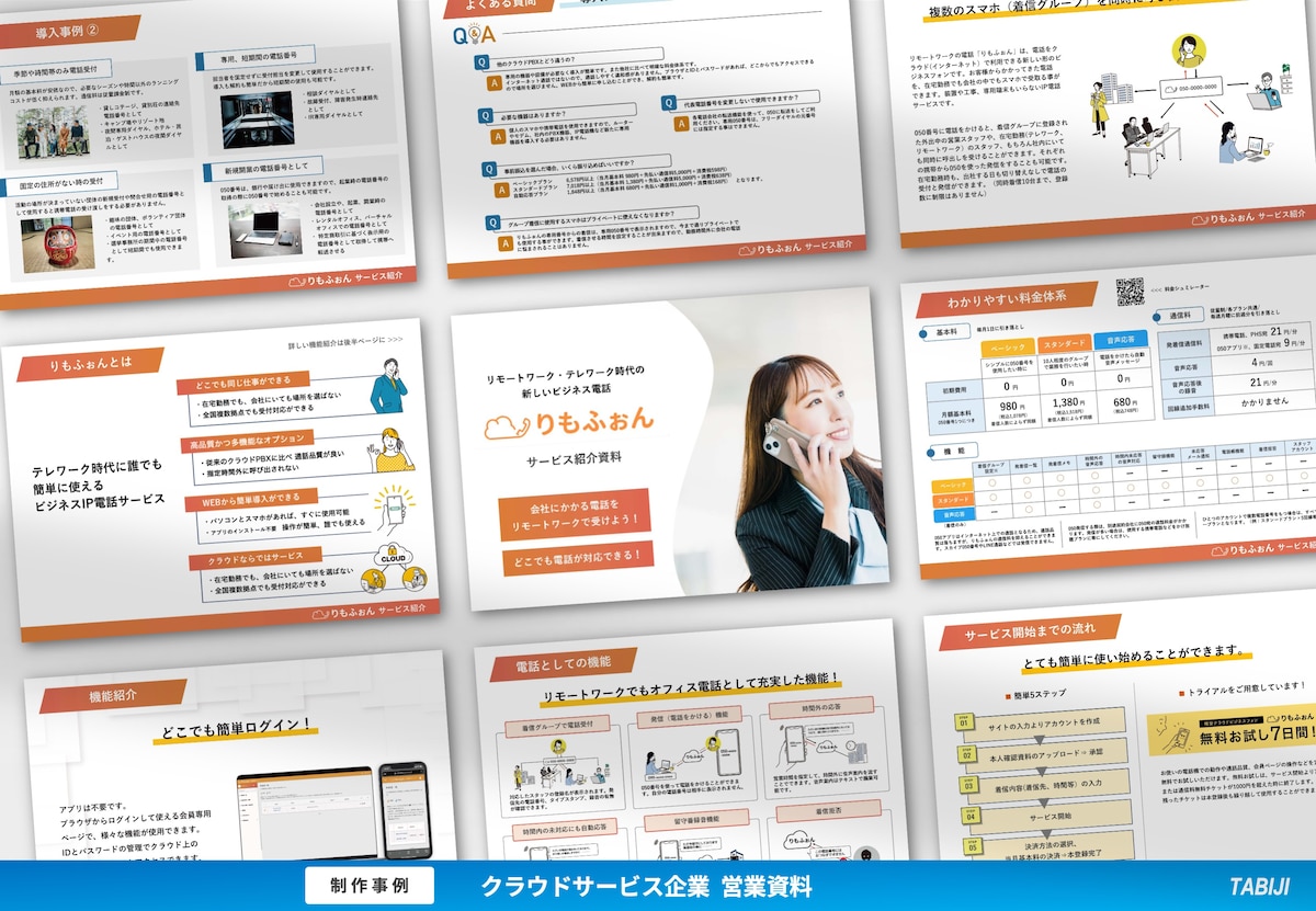 クラウドサービス企業 営業資料