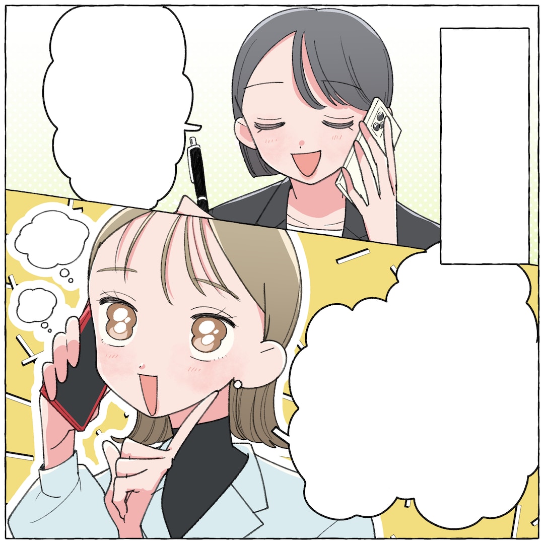 結婚式関連のLP漫画作成