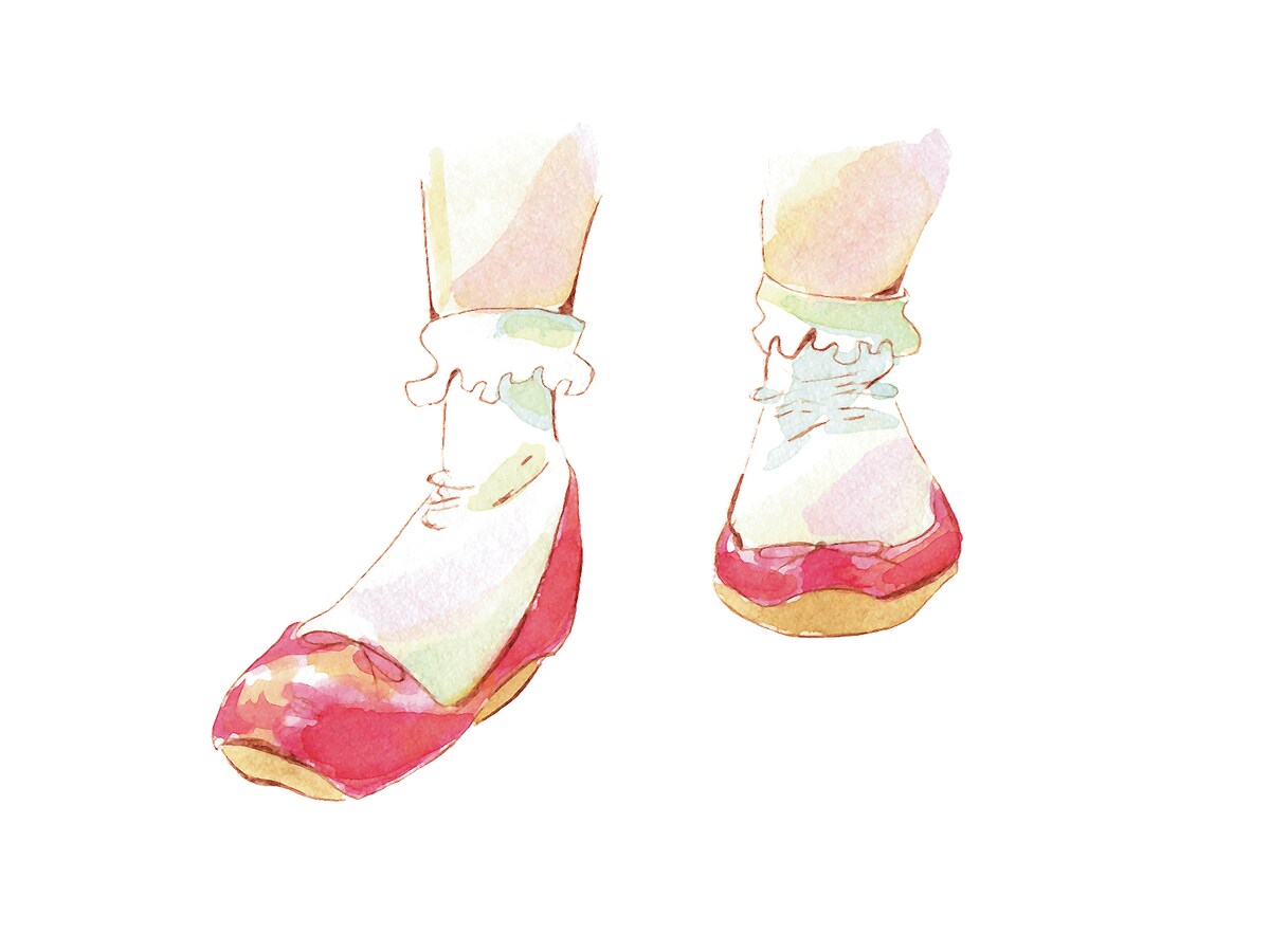 赤い靴✳︎アイテムイラスト✳︎