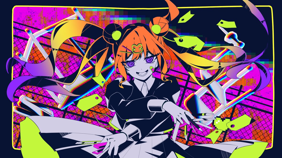 バグ 歌ってみた MVイラスト