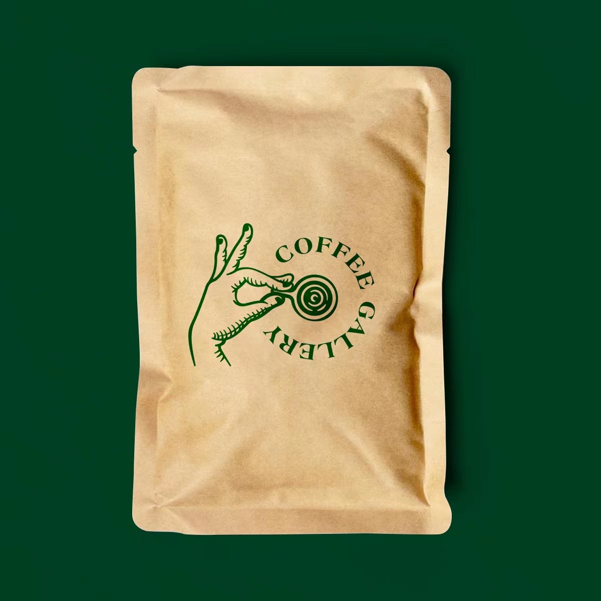 コーヒー豆のブランドロゴデザイン