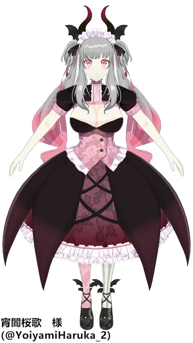 Vtuber　宵闇桜歌