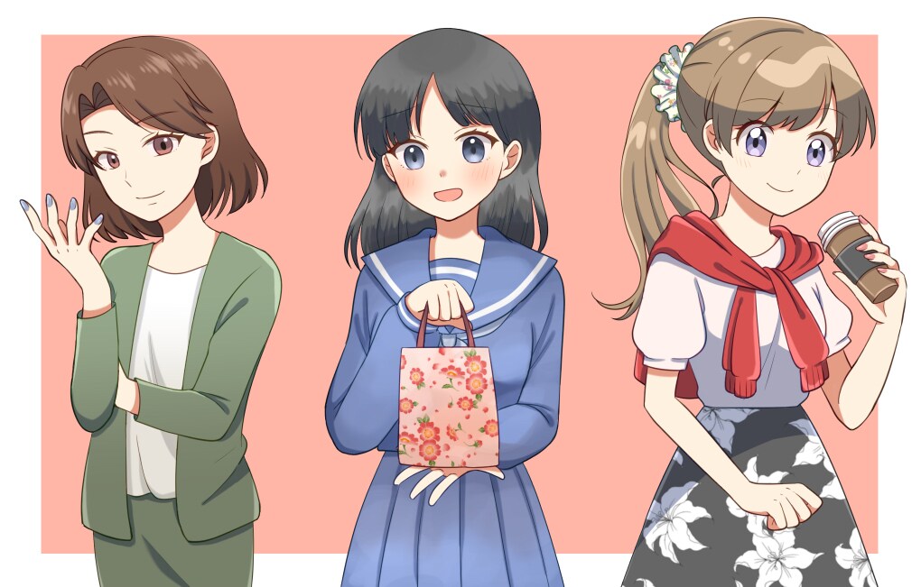 タッチの描き分けサンプル
