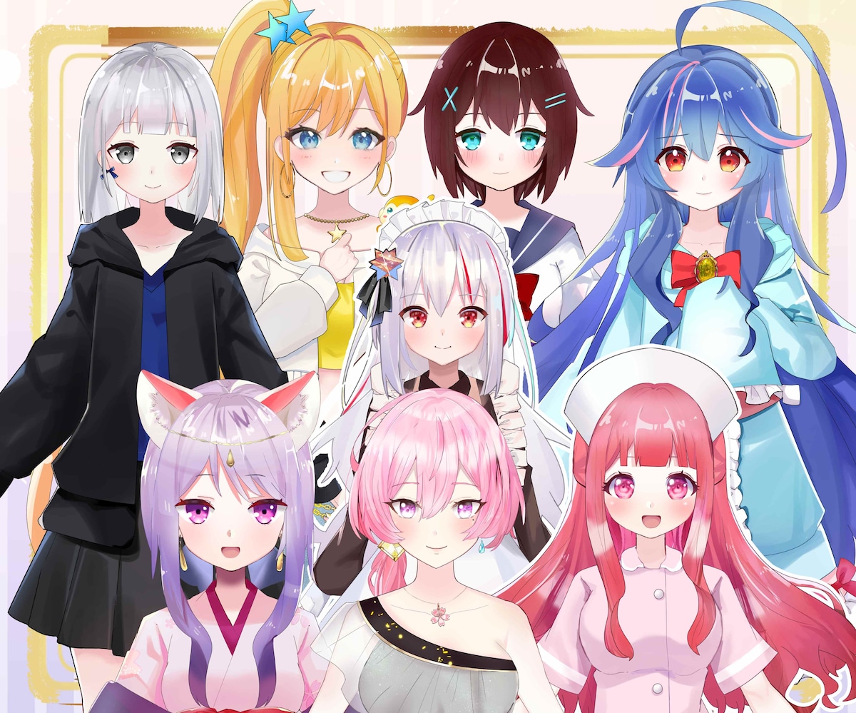 Vtuberのキャラクター