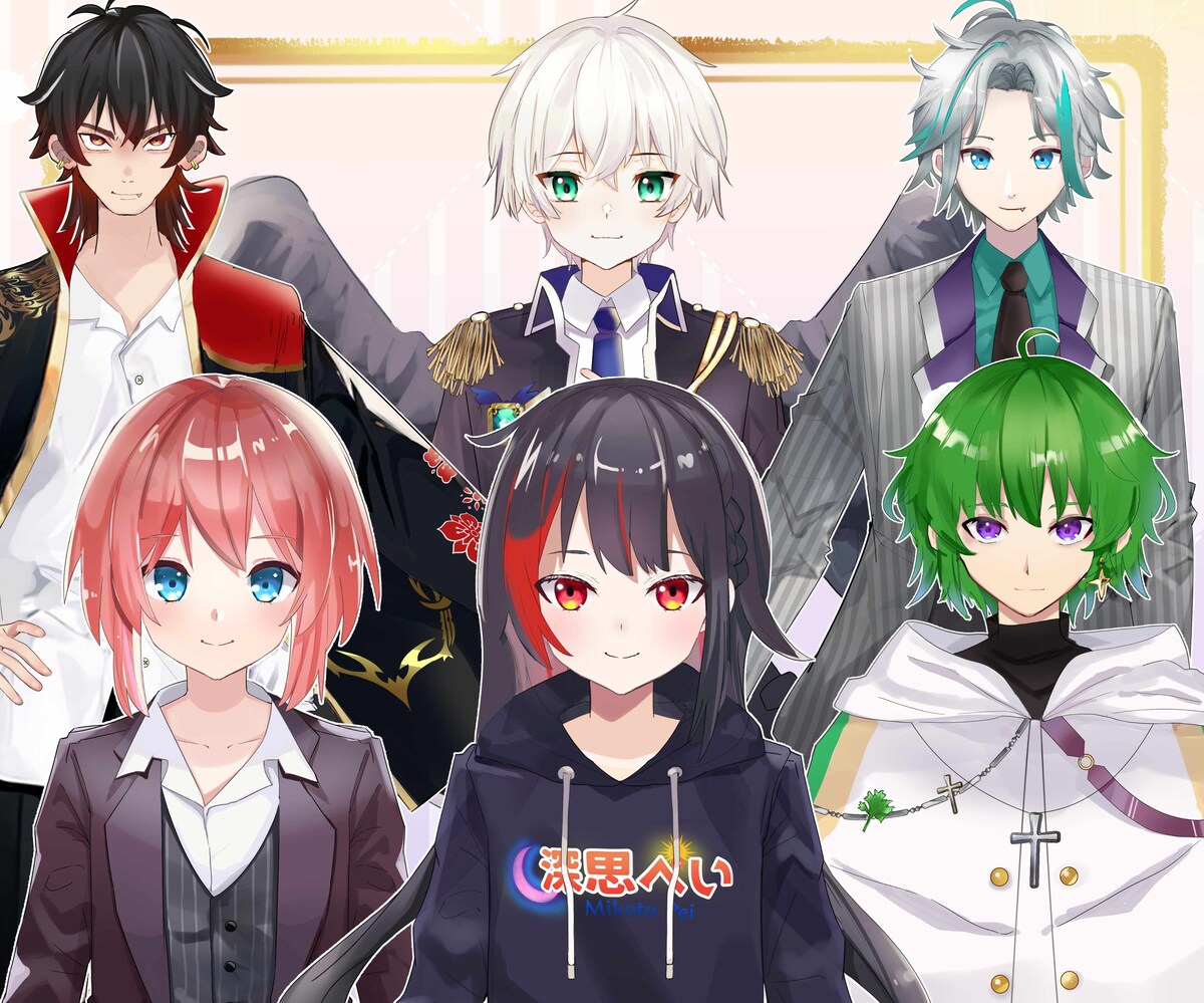 Vtuberのキャラクター