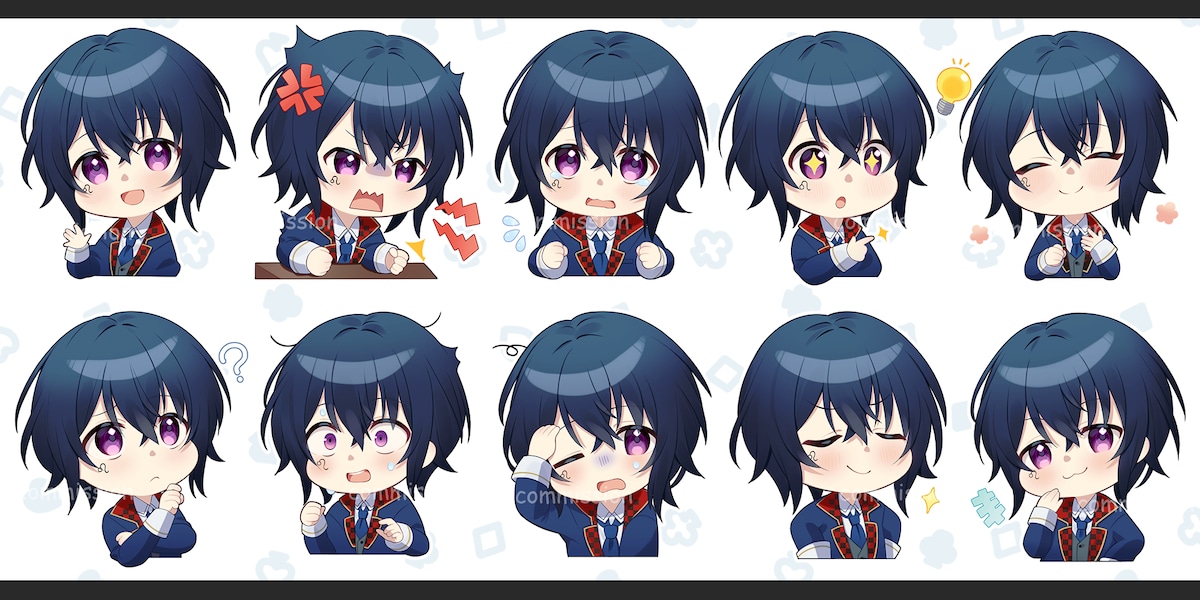 【SDキャラクター】VTuber ご依頼イラスト