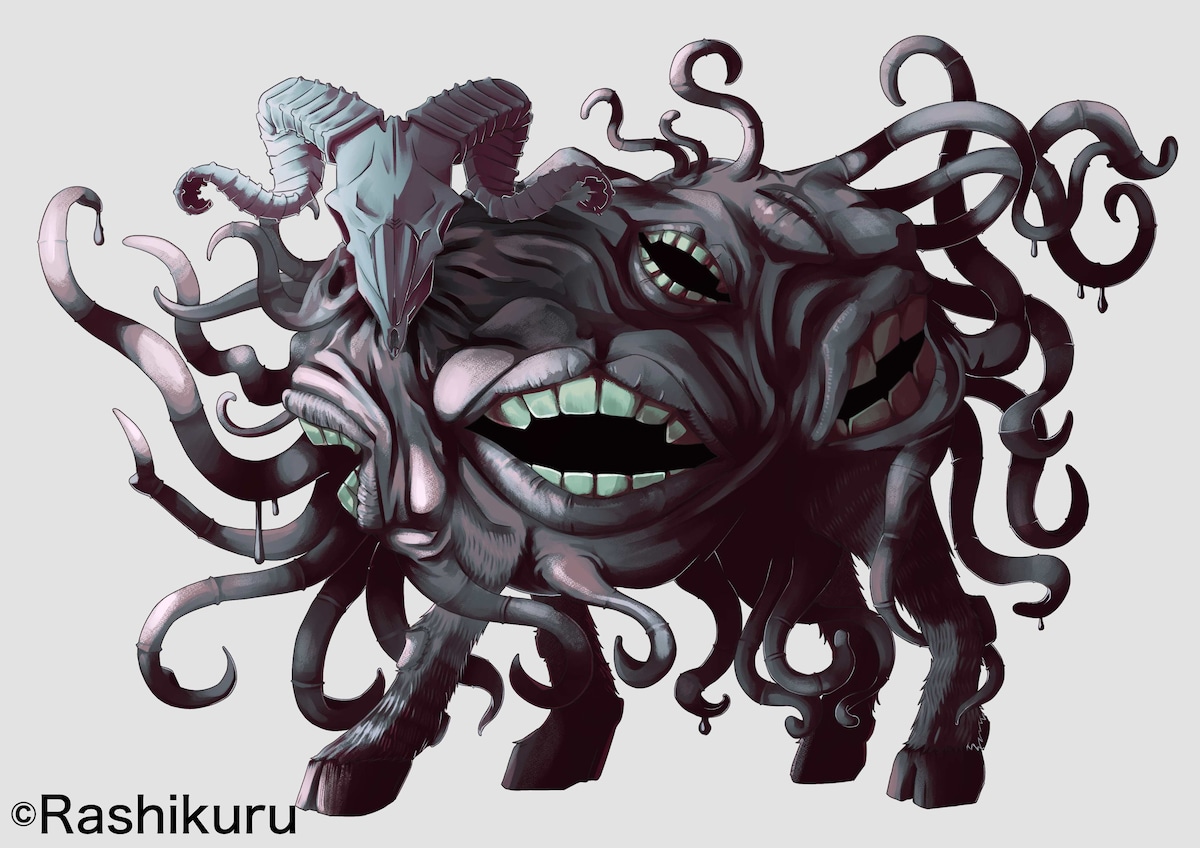 CoCモンスター立ち絵｜異形デザイン2