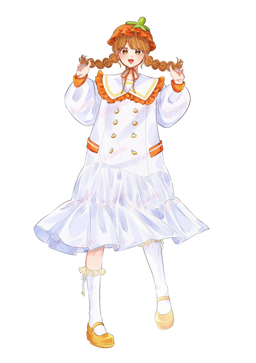 女の子立ち絵_sample