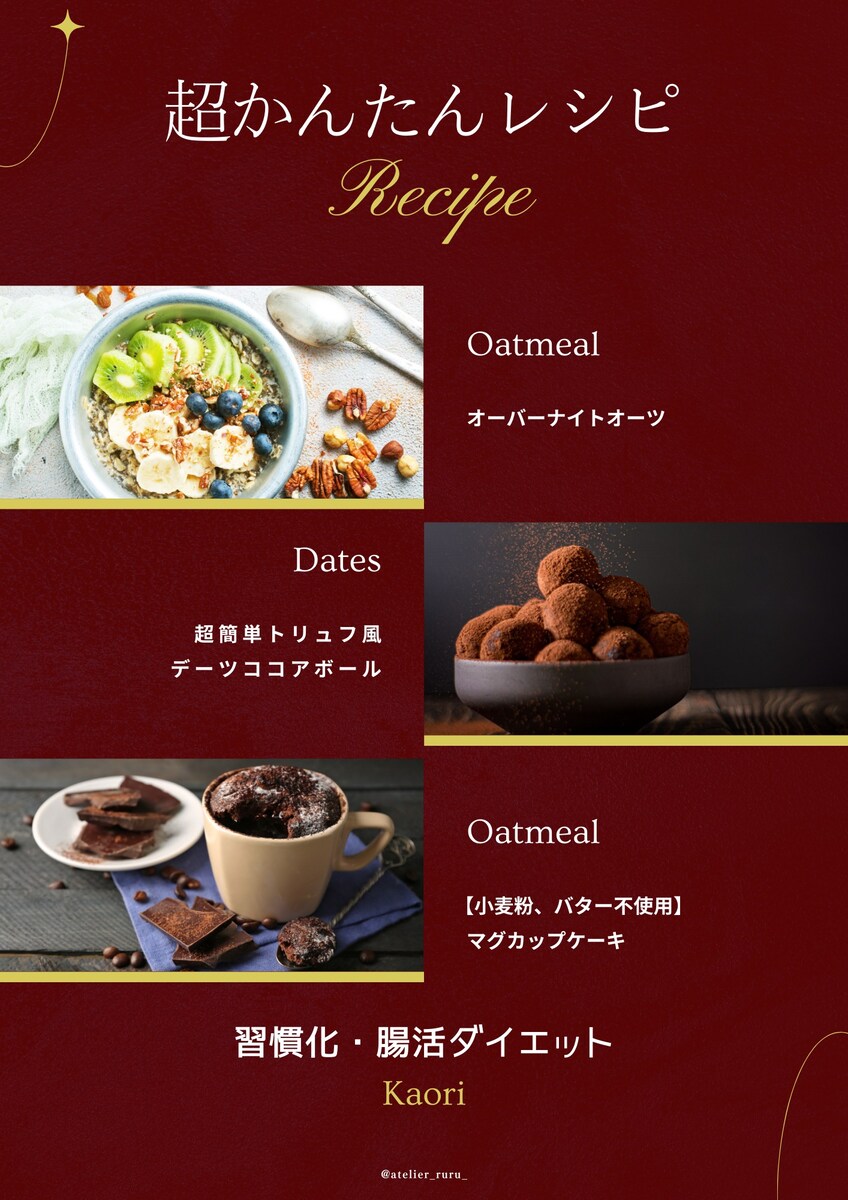 書籍資料レシピ作成　KAORIさま