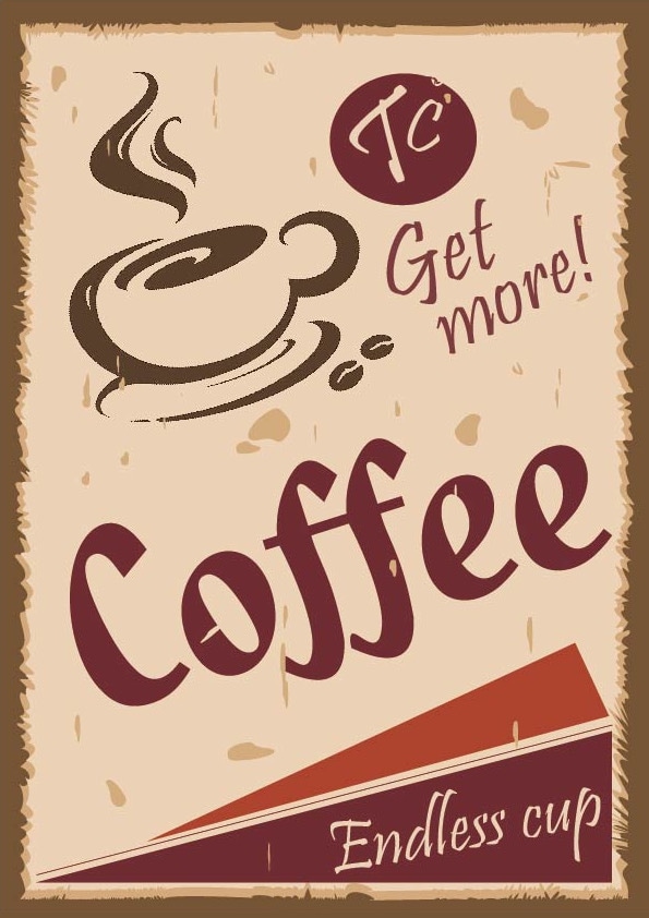 コーヒーのポスター