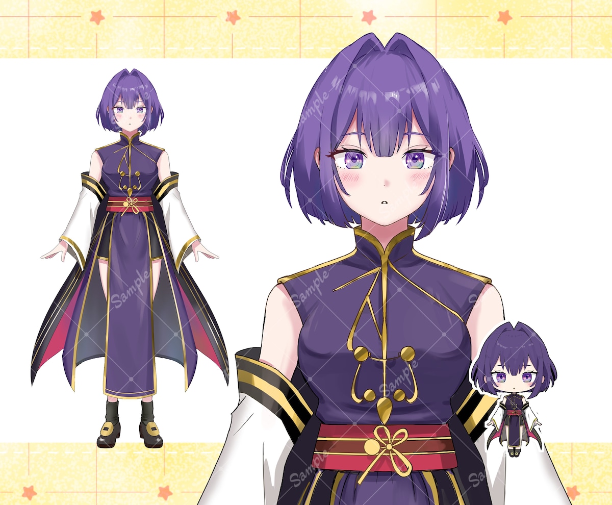 立ち絵、ミニキャラサンプル