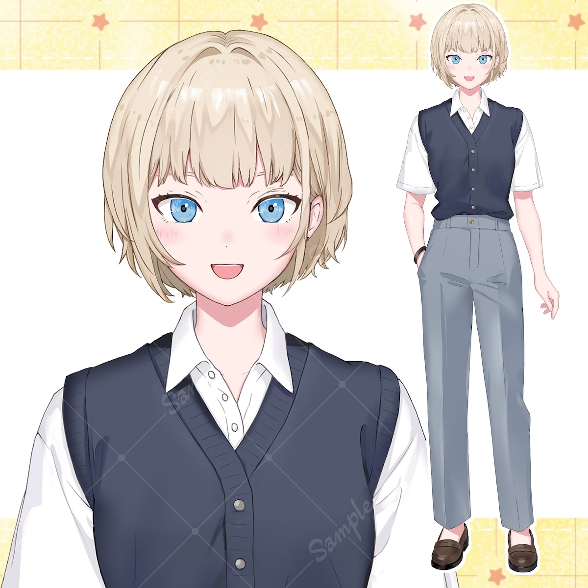 IRIAM配信用の立ち絵制作