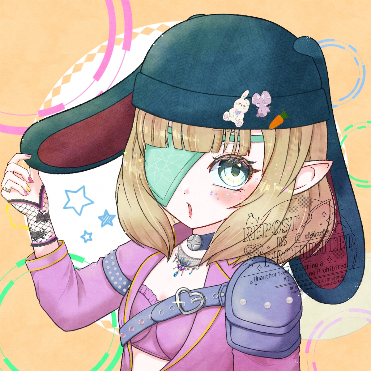 等身キャラアイコン