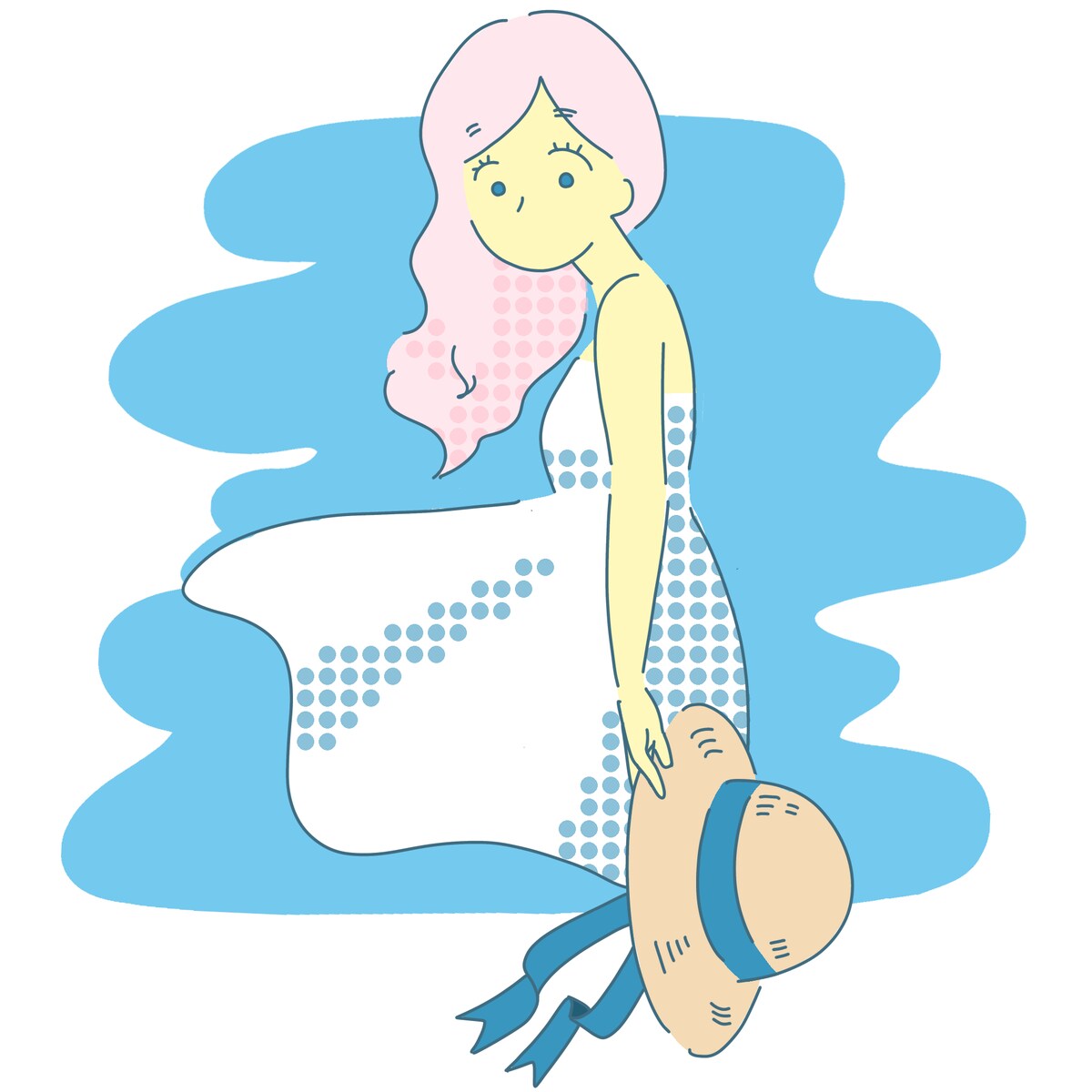 夏の女の子
