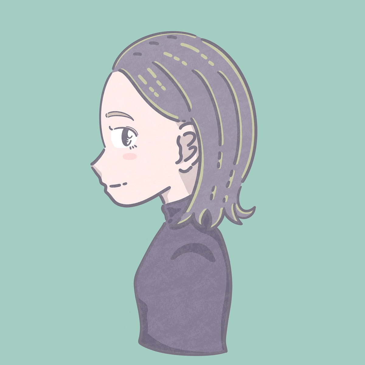お客様の似顔絵アイコン