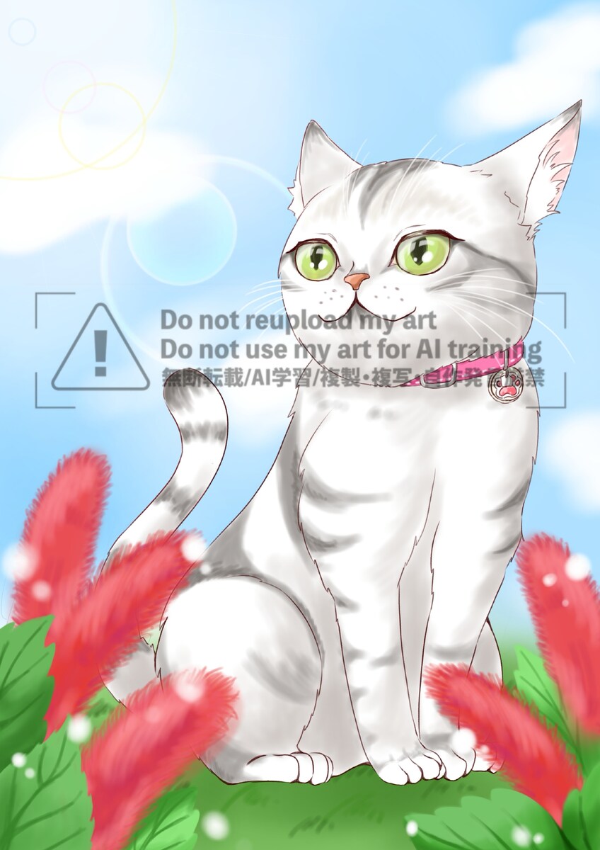 猫似顔絵