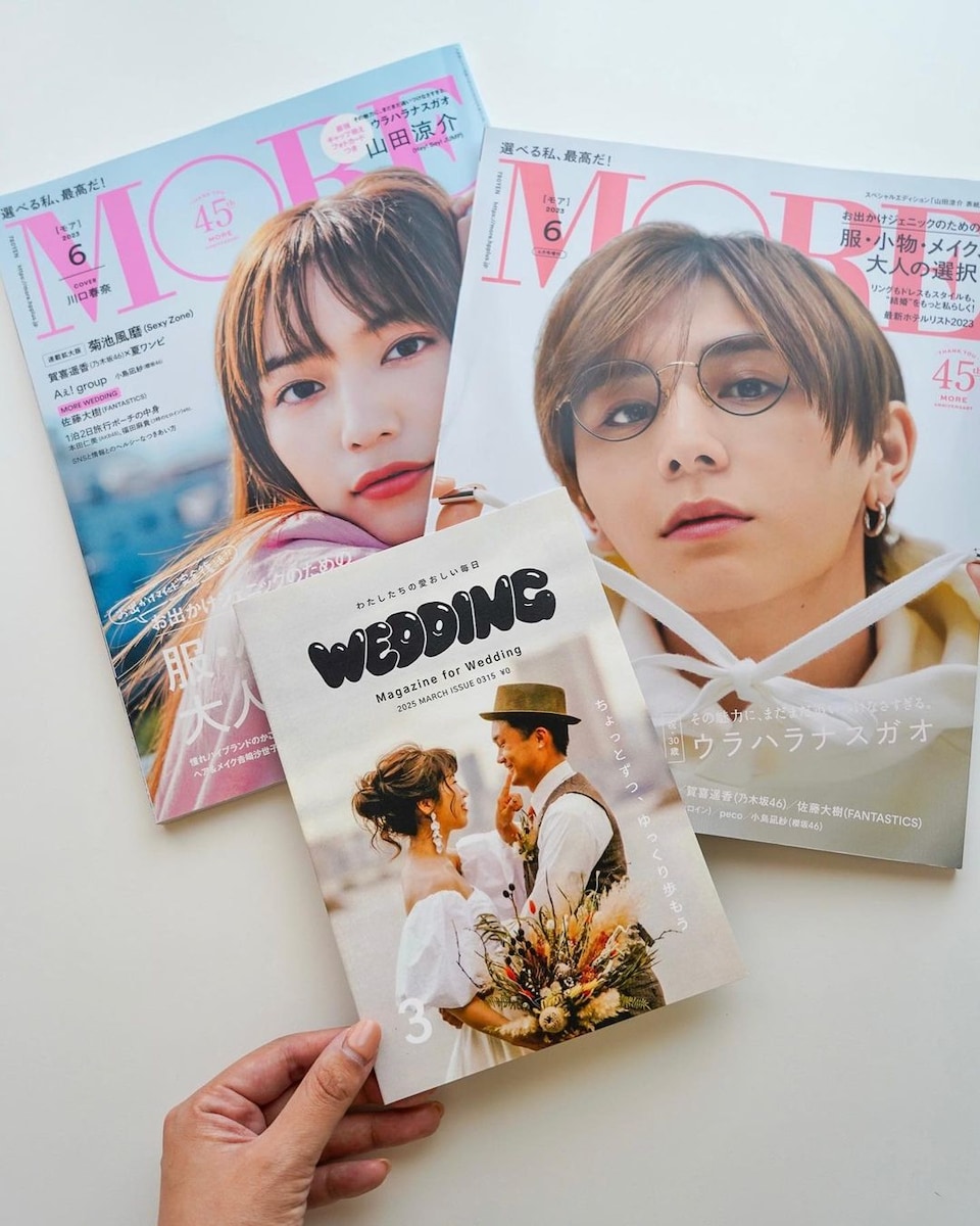 ポパイ風プロフィールブックテンプレート|雑誌MOREに掲載