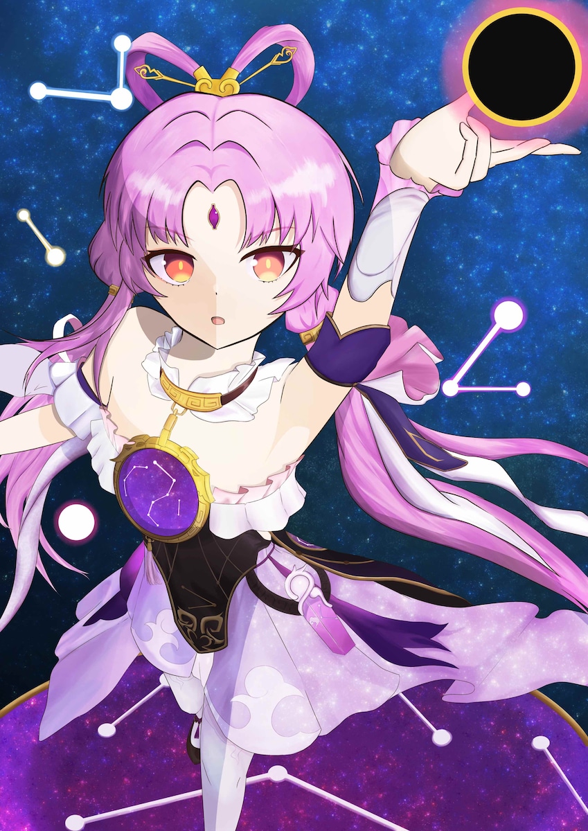 崩壊スターレイル符玄のイラストご依頼 | yo2ka4（ヨフカシ）さん(イラストレーター)のポートフォリオ | ココナラ