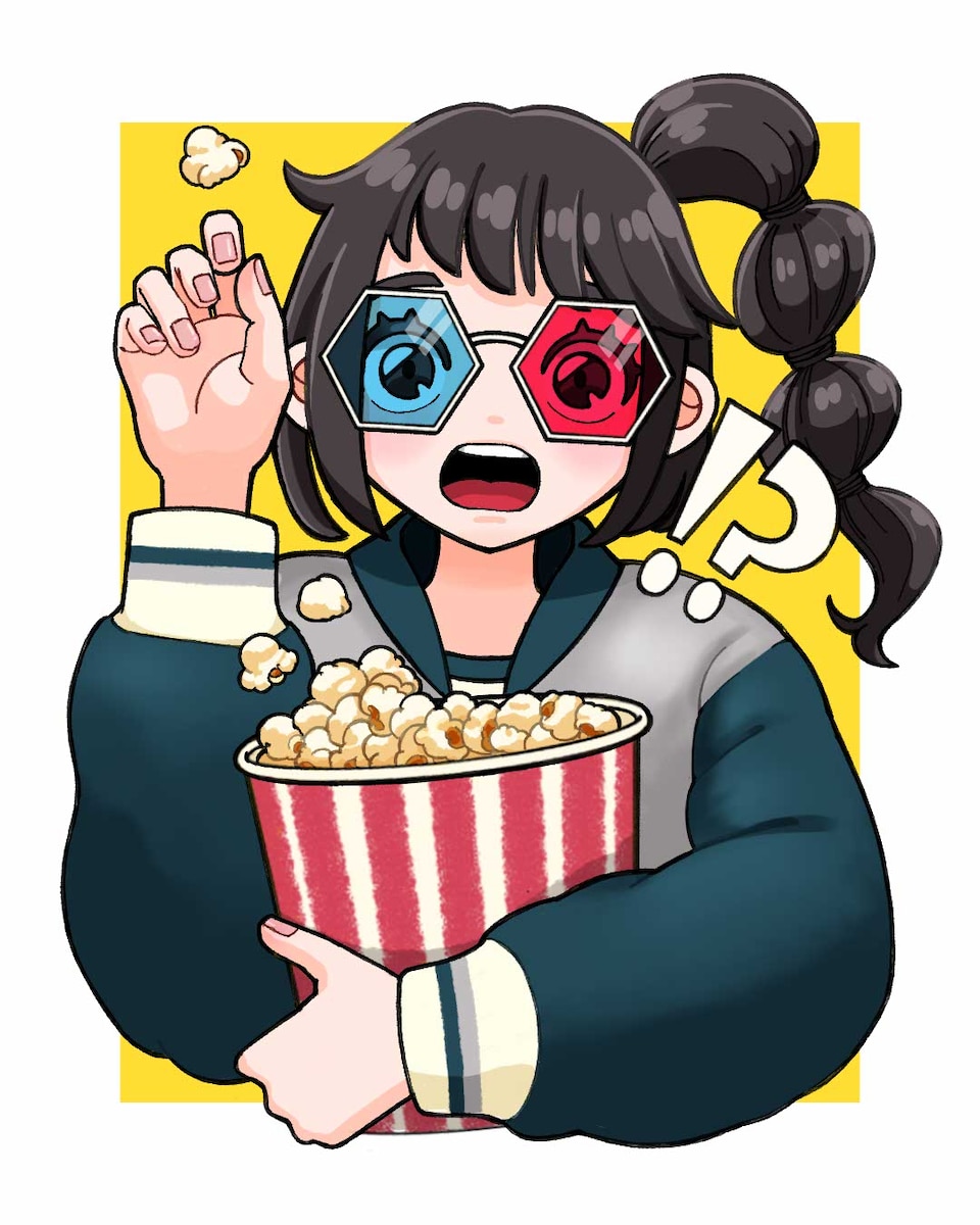 3Dメガネでびっくり