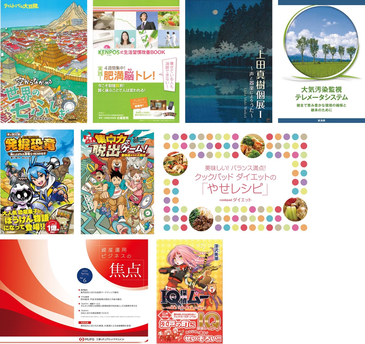 書籍、パンフレット、カタログ表紙、雑誌レイアウトなど