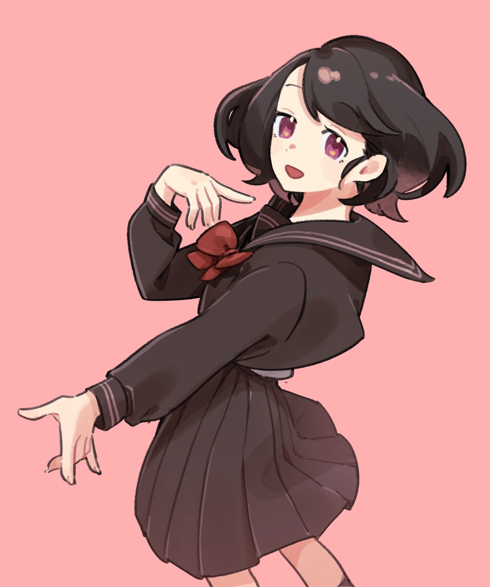 【自主制作：オリジナル】制服の女の子