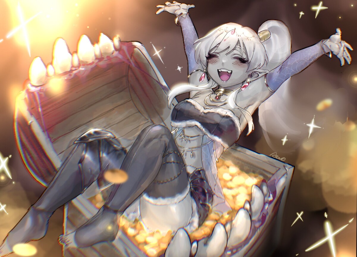 VTuber 毒島ビビ様のイベントイラスト