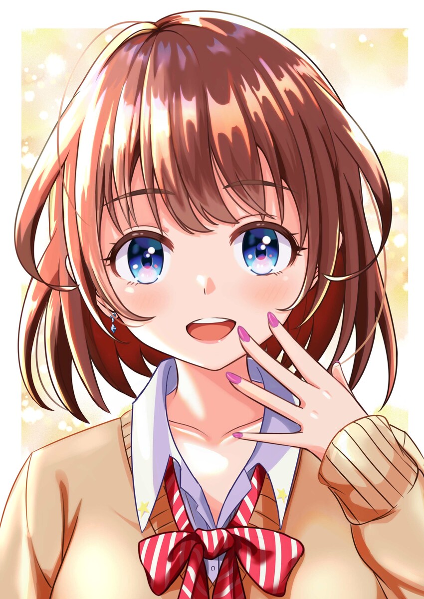 女の子（バストアップ）