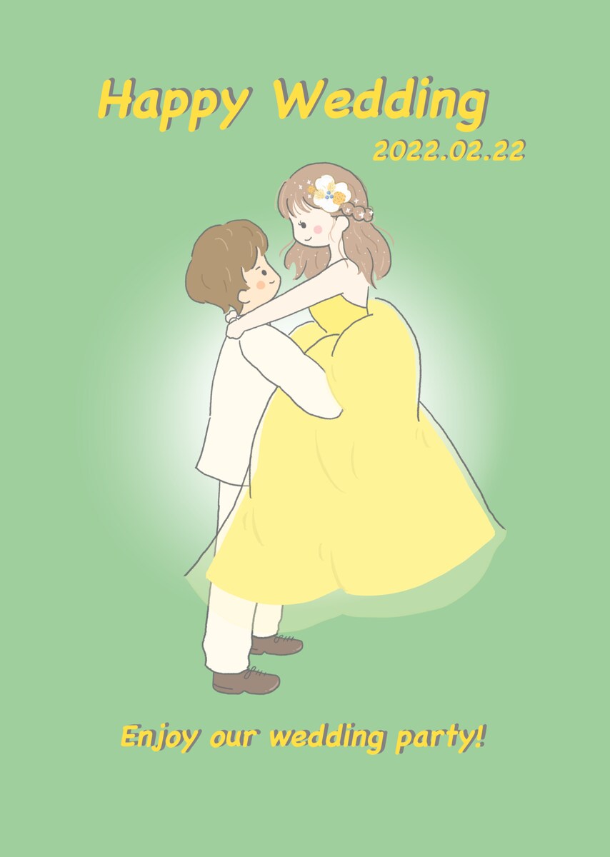 似顔絵ウェルカムボード