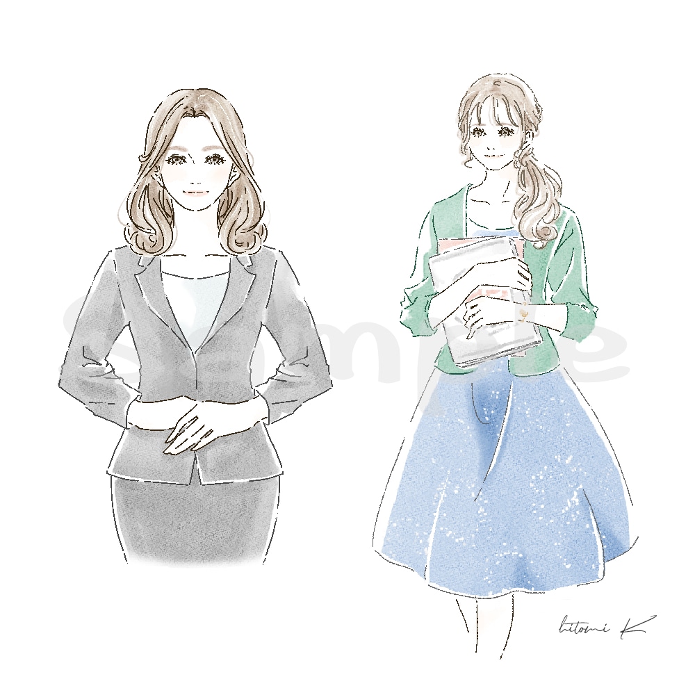 挿絵イメージ　女性
