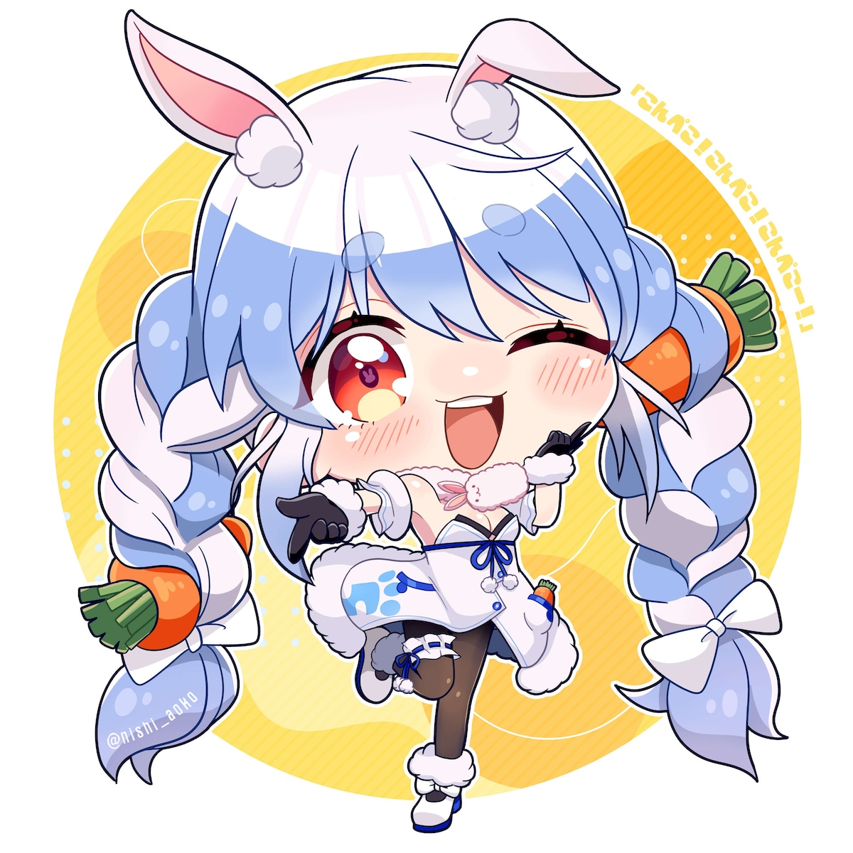 入荷中 兎田ぺこら(ホロライブ)／ミニキャラファンアート | ニシアオ その他